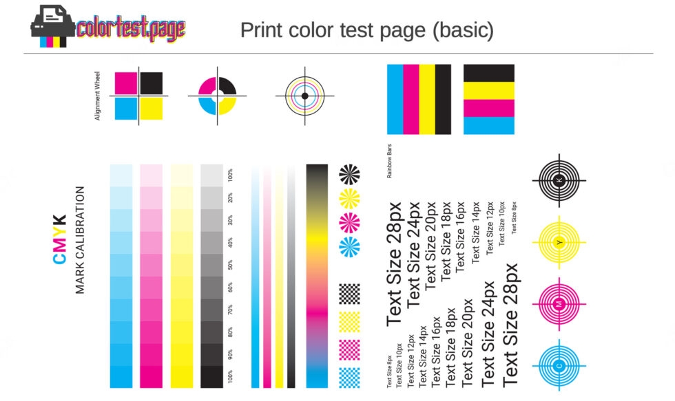 Printer Test Page Color