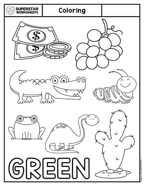 Printing And Coloring Worksheets For Kindergarten Students K5