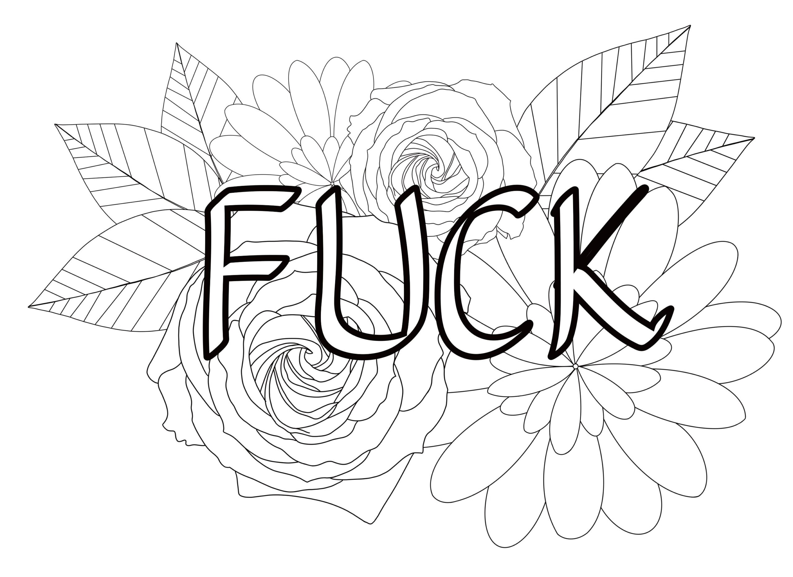 Profanity Coloring Pages