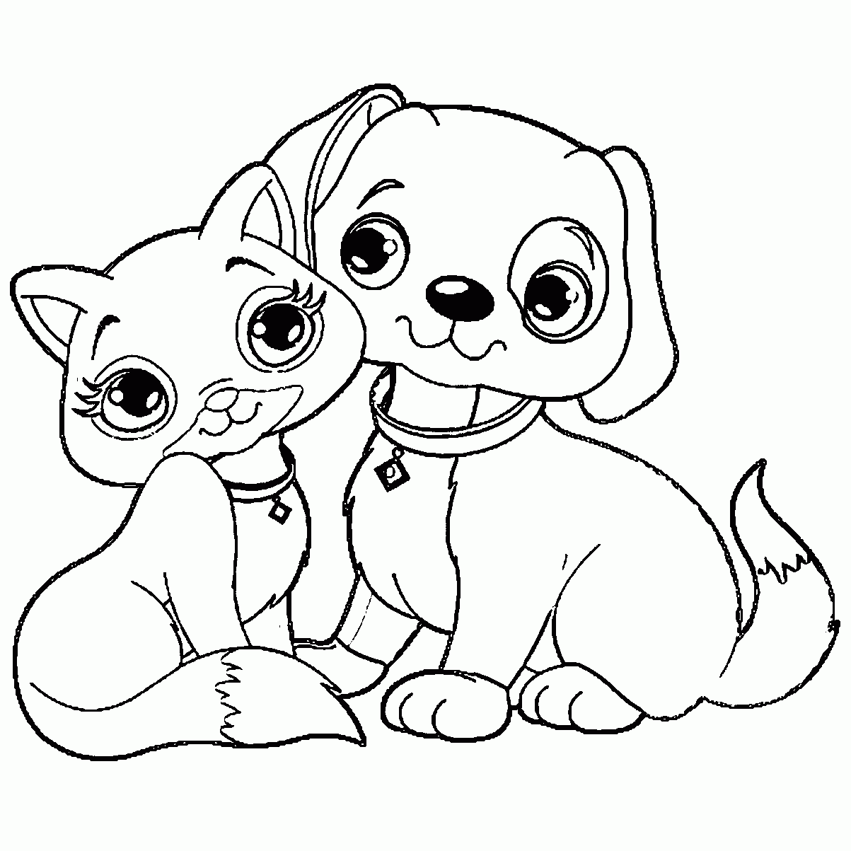Coloring Page Puppy
