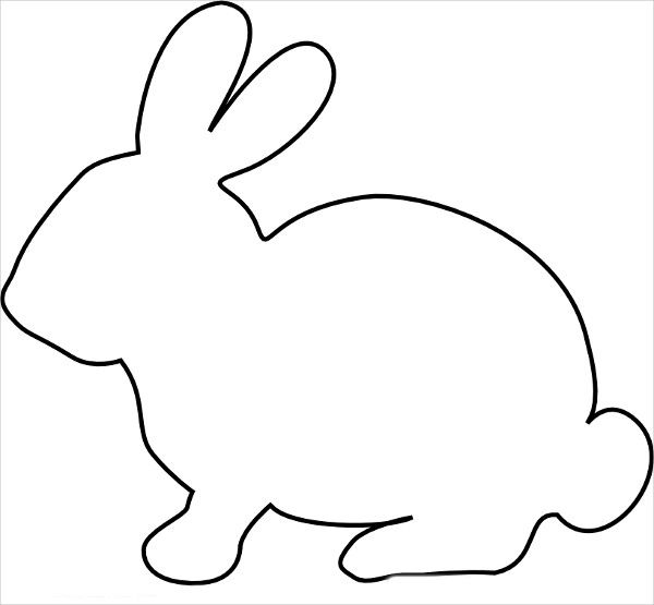 free printable rabbit template