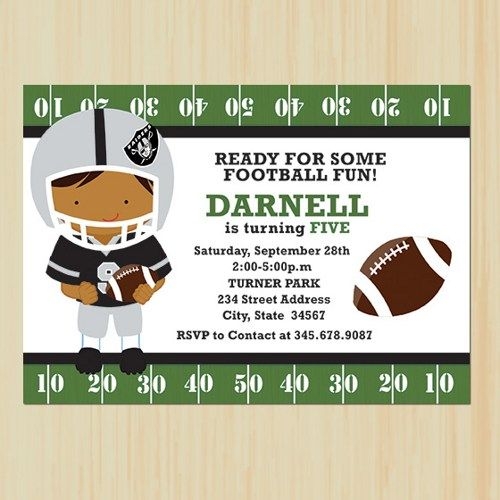 raiders invitation template free