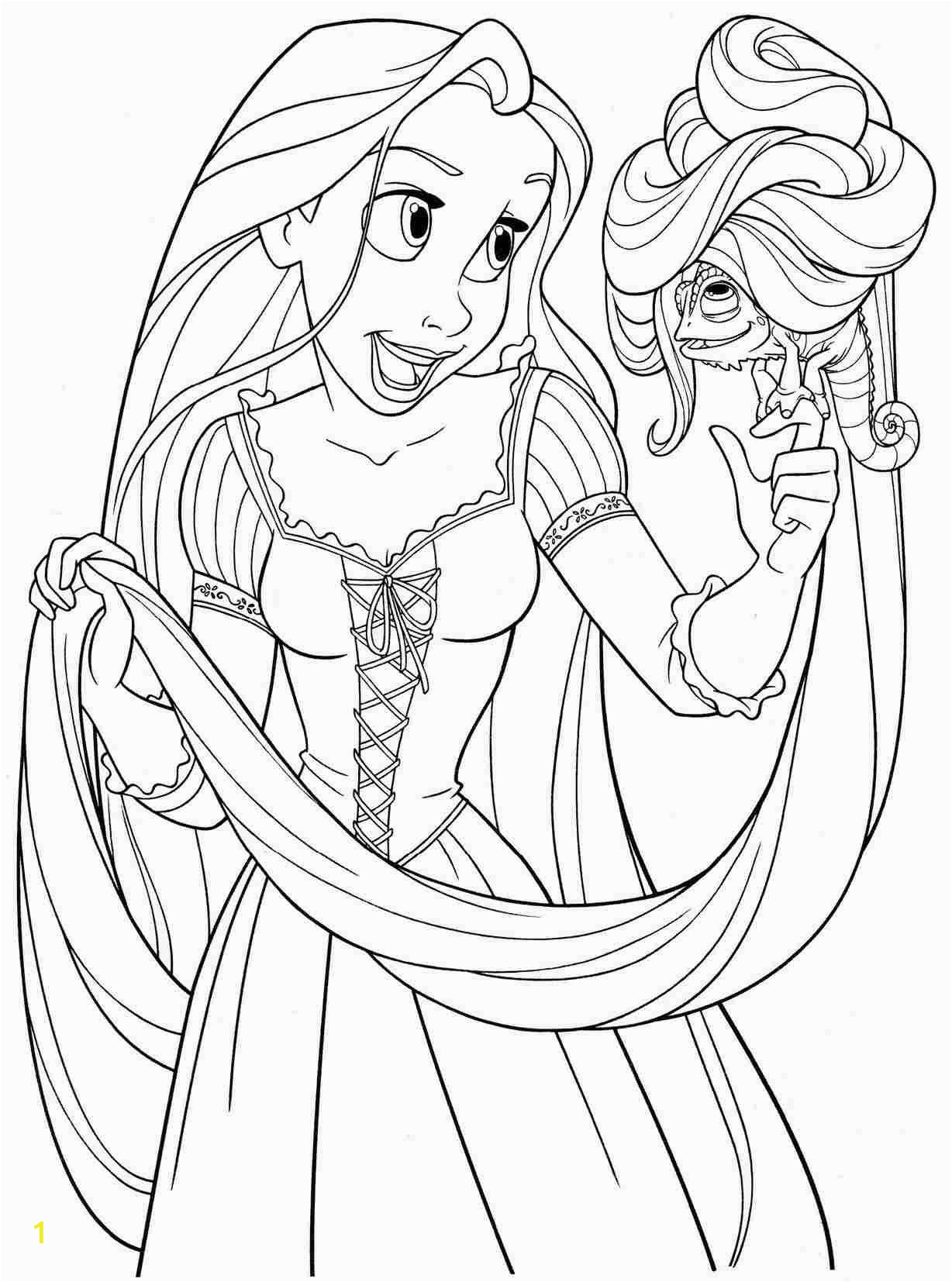 Rapunzel Princess Coloring Pages