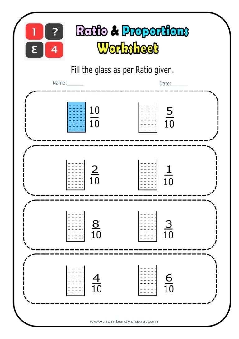 Ratio And Proportion Worksheets Practice Questions And Answers 