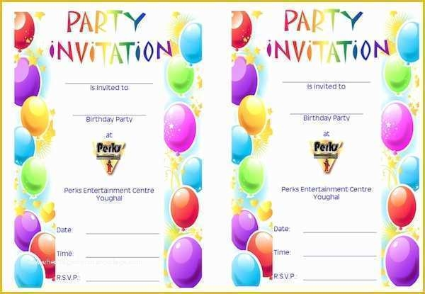 Reception Invitation Templates Free Download Of 43 Free Birthday Party