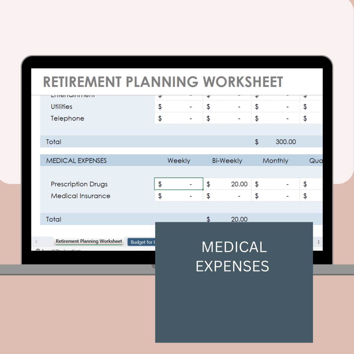 Retirement Planning Worksheet Template For Google Sheets Excel 