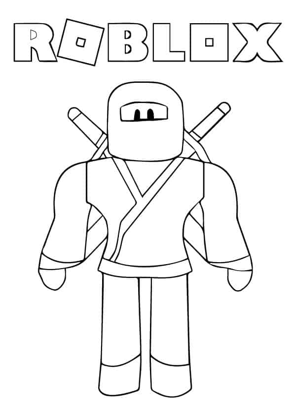 printable coloring pages ninja