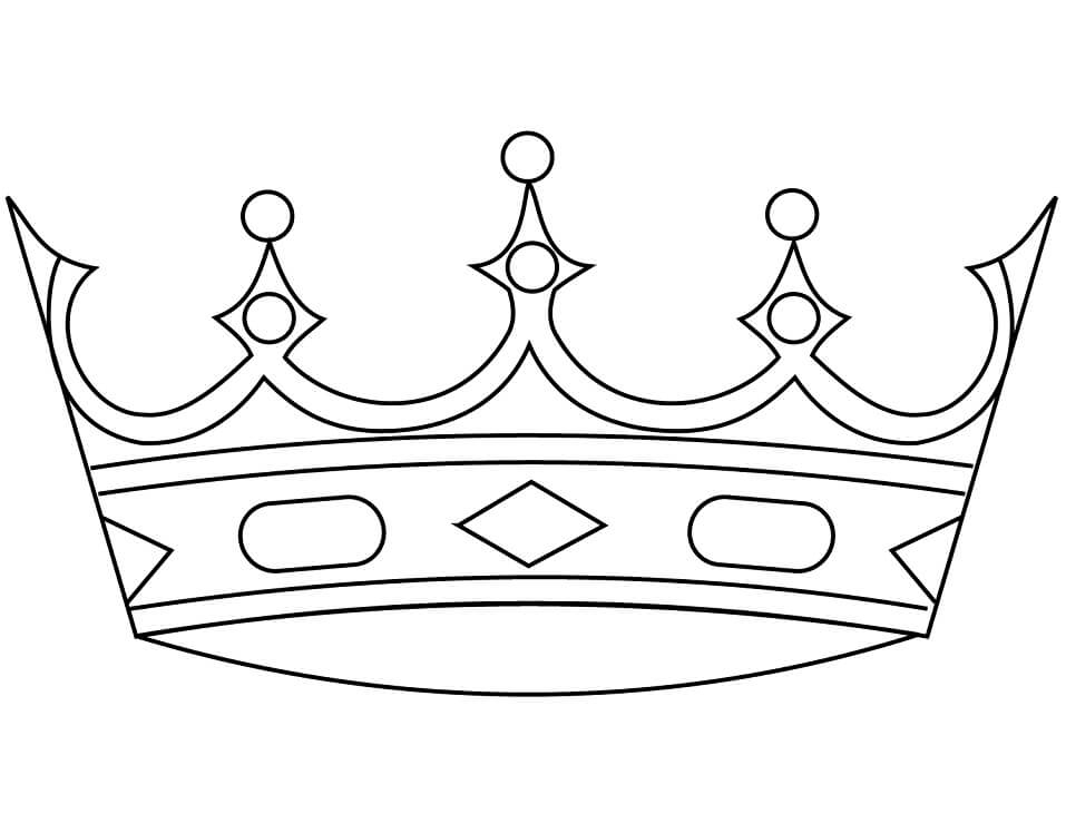 Royal Crown Coloring Page Free Printable Coloring Pages For Kids