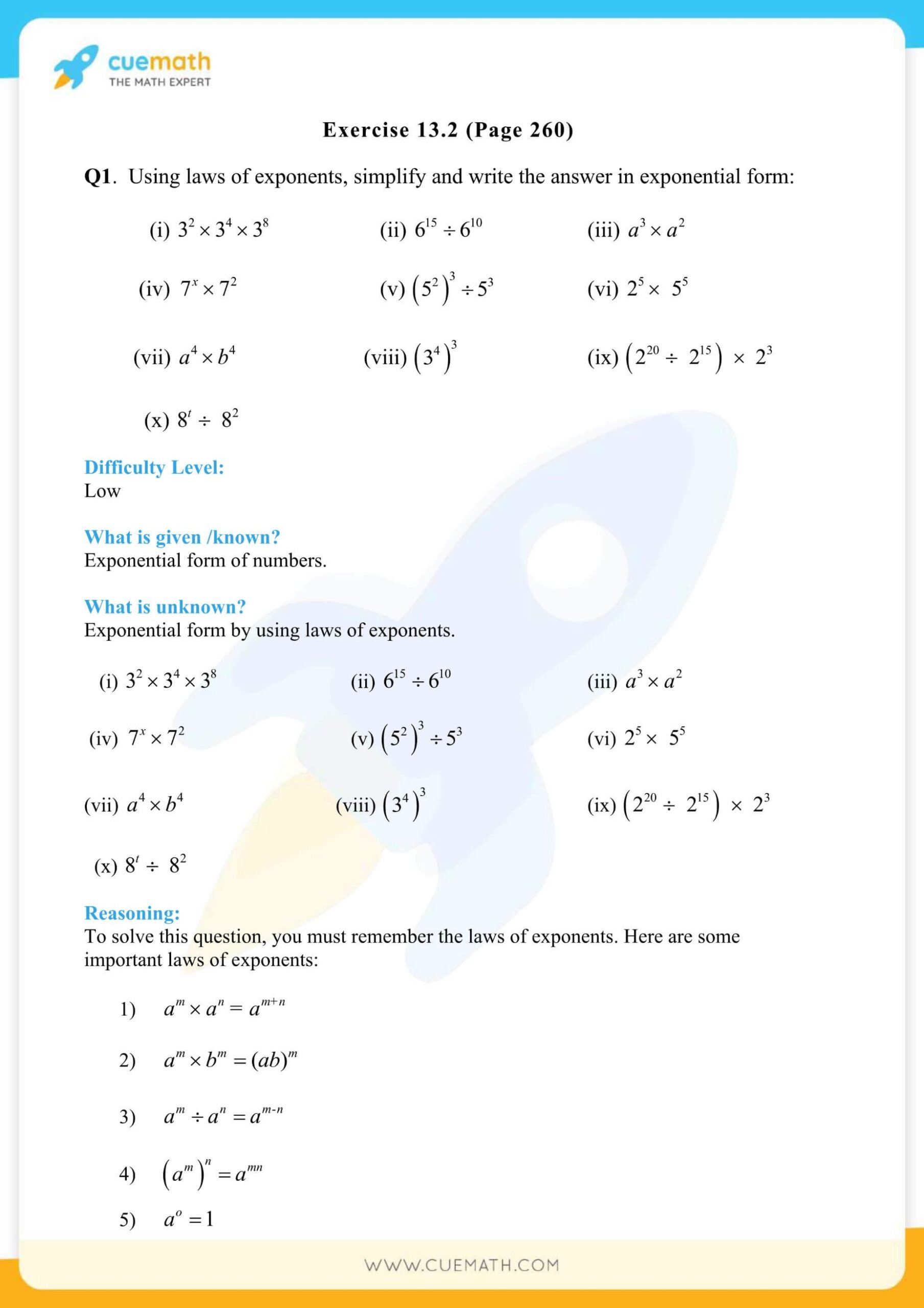 laws of exponents worksheet grade 9 pdf