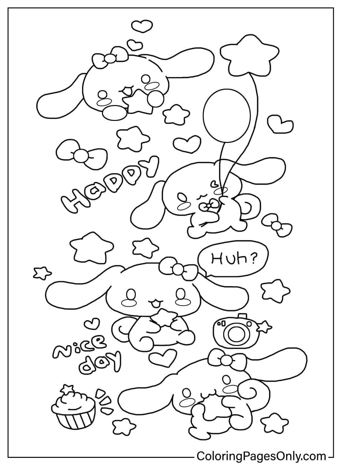 Cinnamoroll Coloring Page