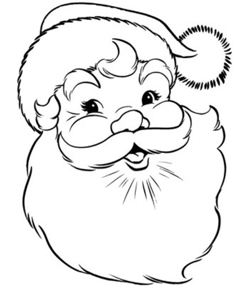 Santa Claus Coloring Pages Free Download On ClipArtMag