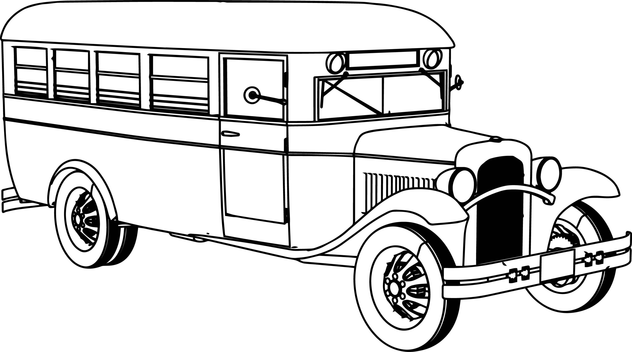 School Bus Coloring Pages ClipArt Best
