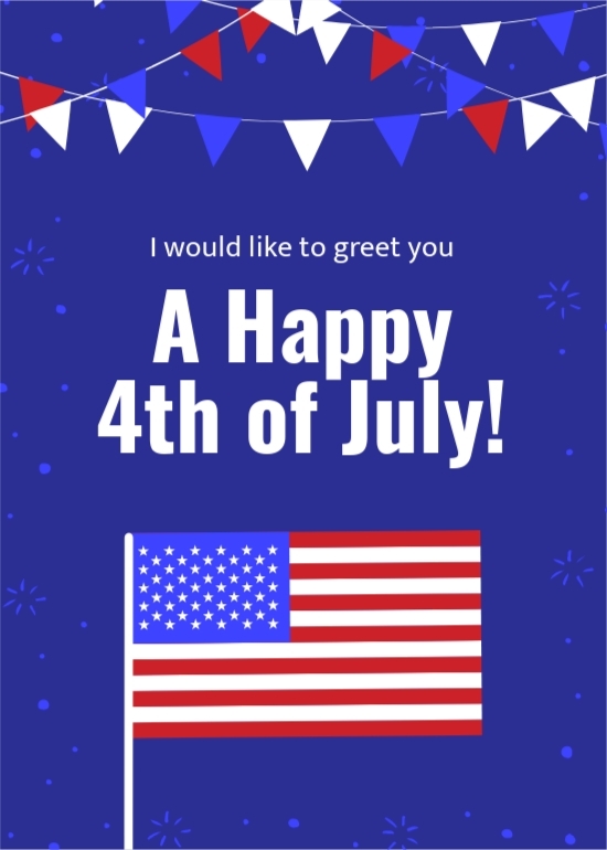 fourth of july party invitation template