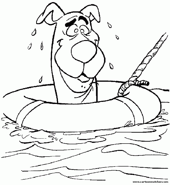 Scooby Doo Characters Coloring Pages Coloring Home
