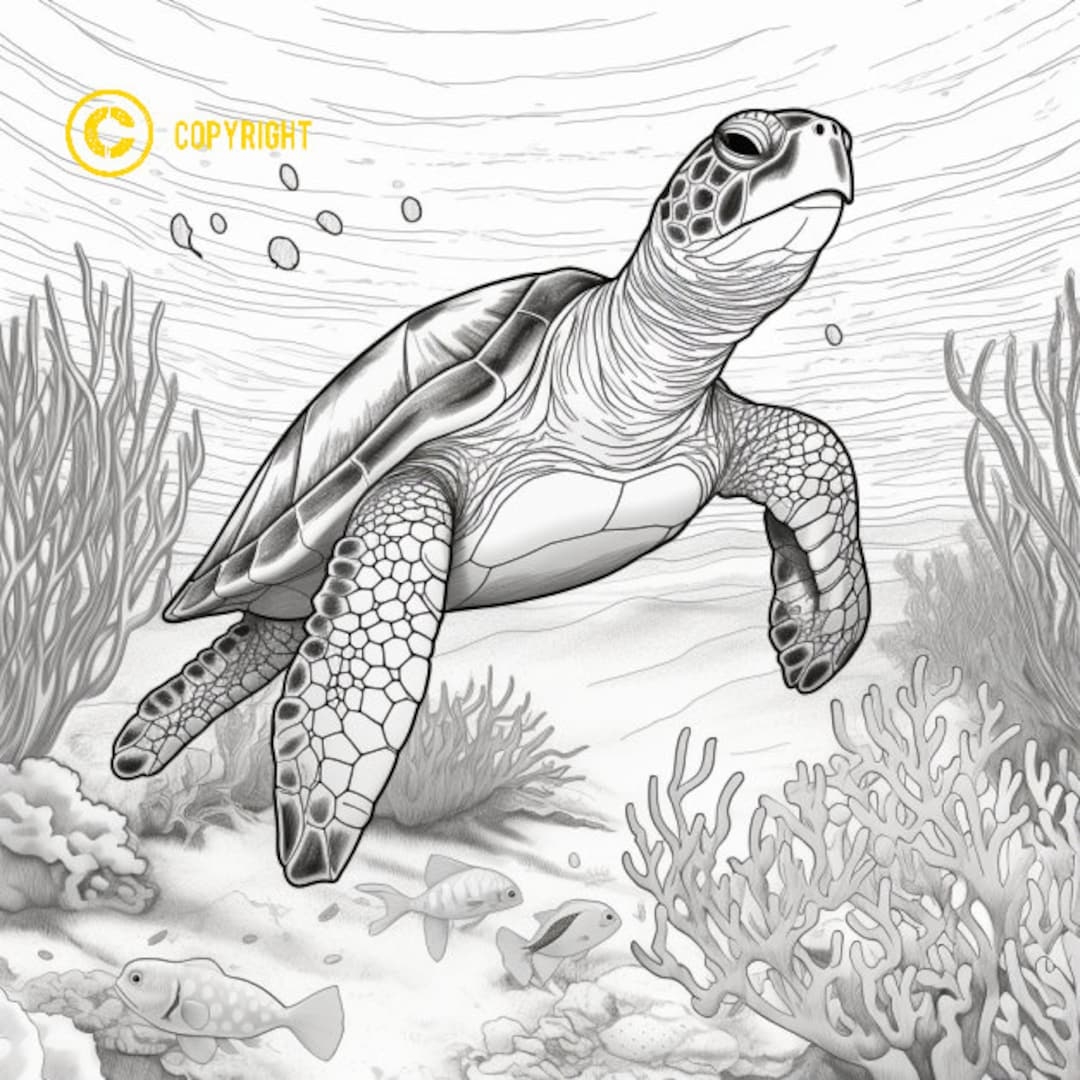 Sea Turtles Coloring Pages