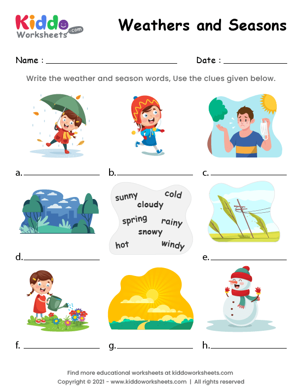 Seasons In English Worksheet Live Worksheets Worksheets Library