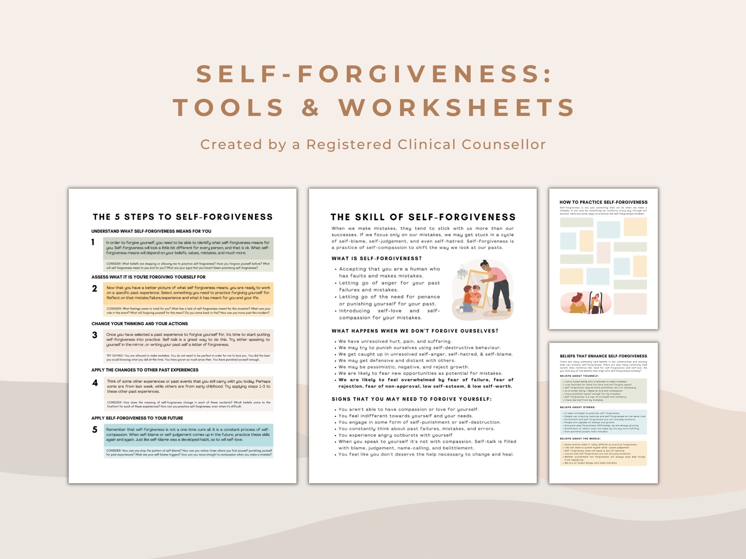 Self forgiveness Worksheets LightandSaltDesign Worksheets Library