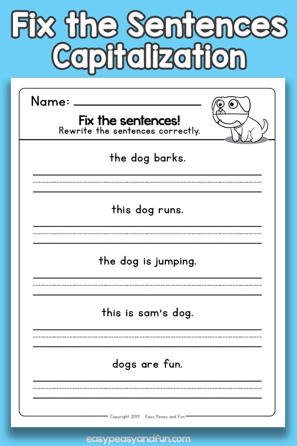 Sentence Correction Worksheets Worksheets Library