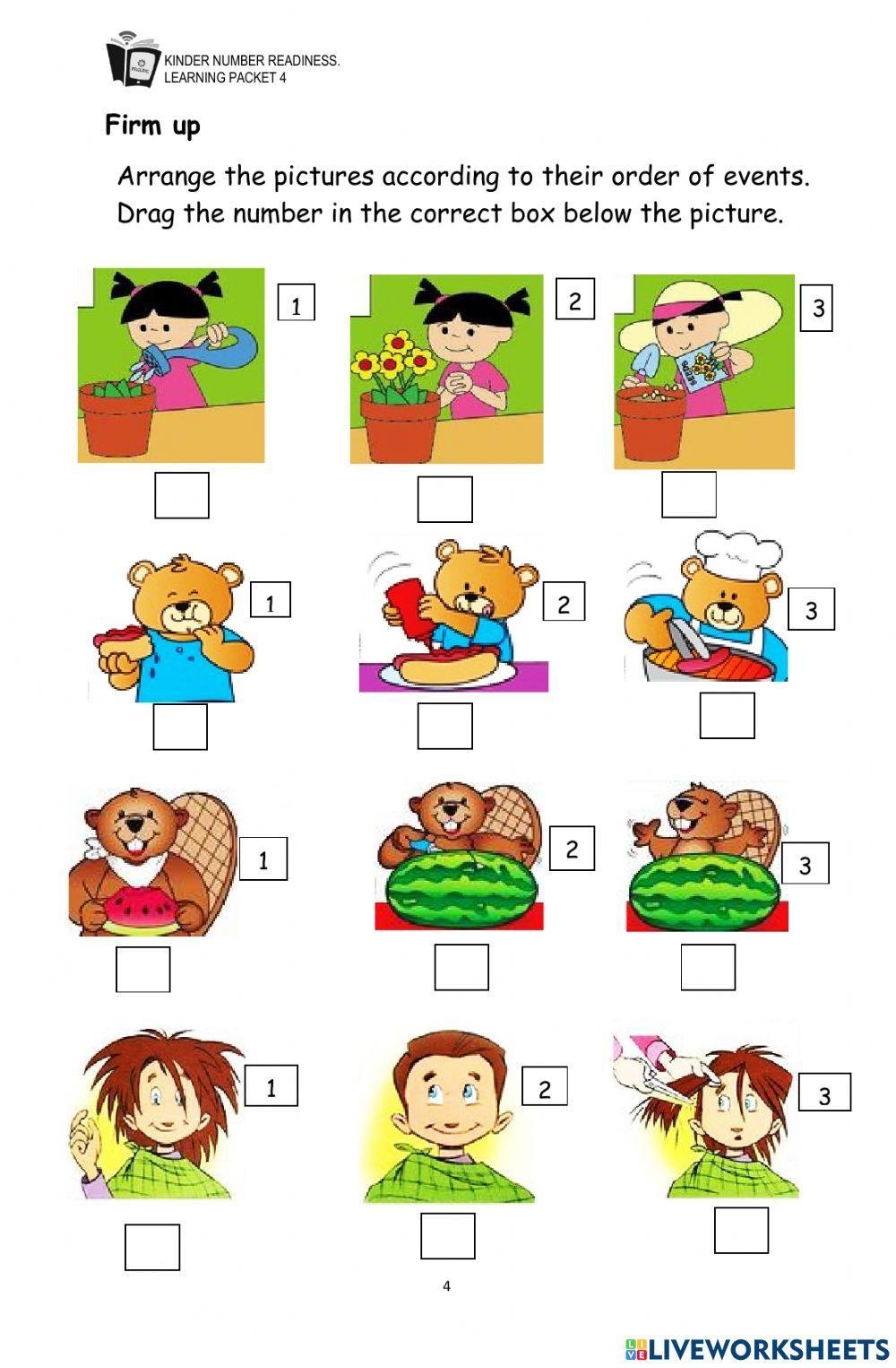 sequence worksheets