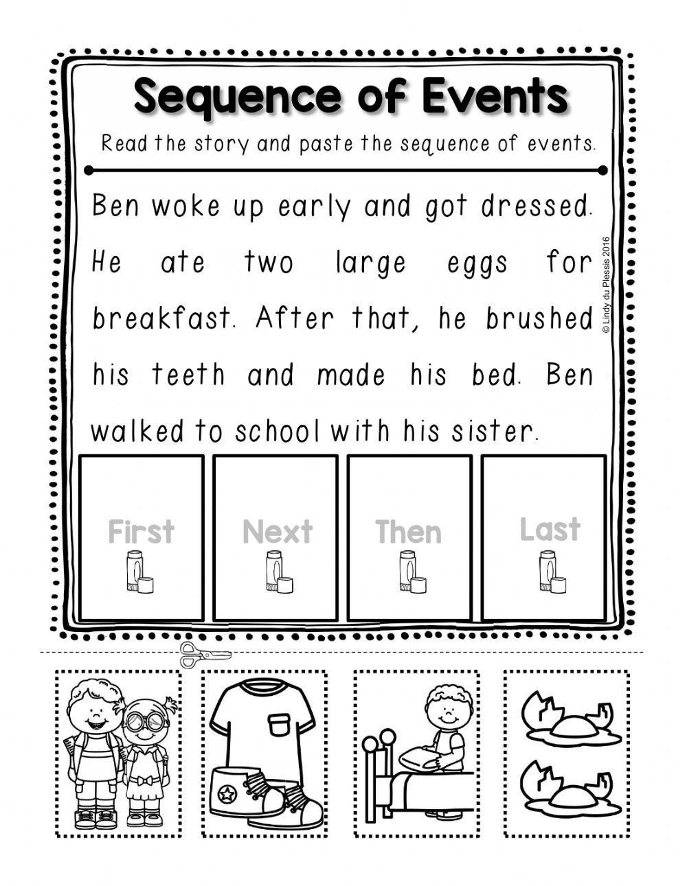 sequence worksheet