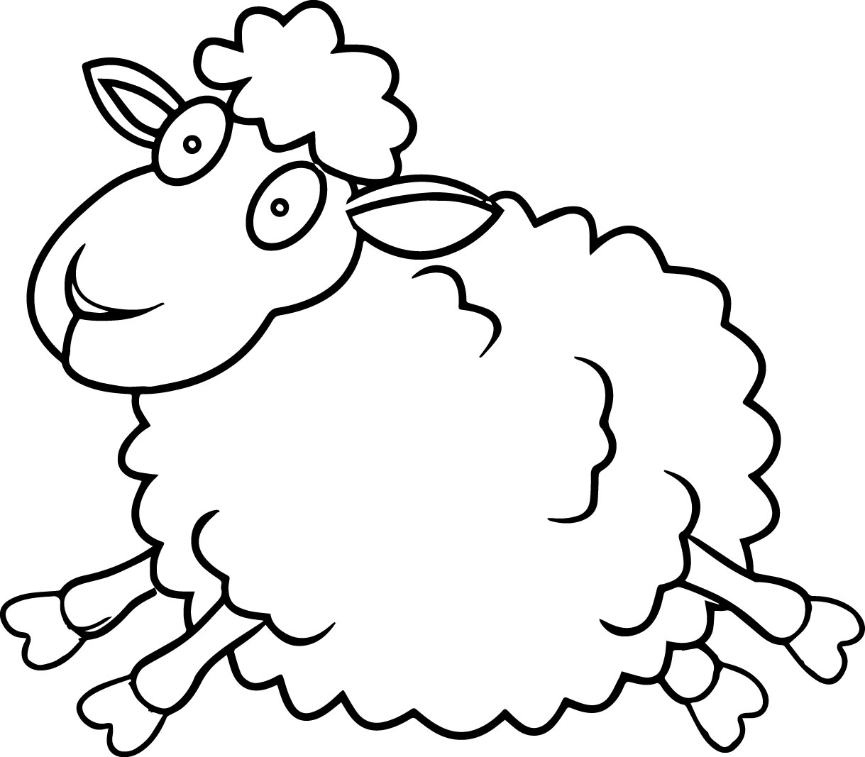 Sheep Coloring Page At GetDrawings Free Download