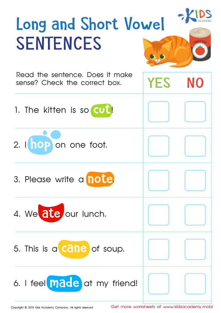 5th grade short long vowels worksheets