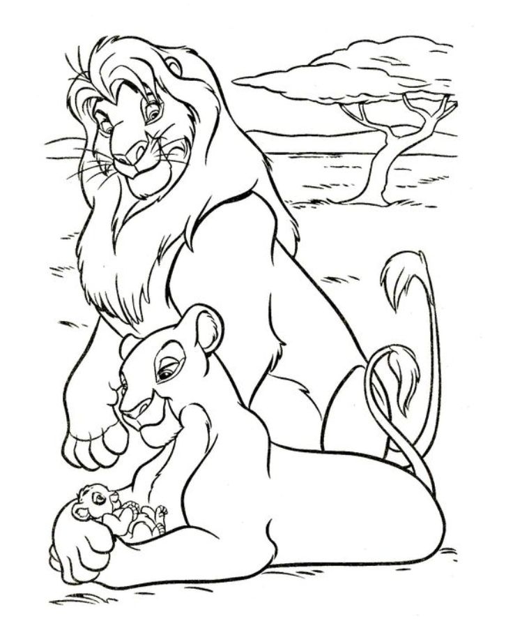 Simba Coloring Pages Free Printable PDF