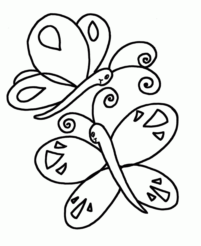 Simple Coloring Pages Coloring Kids