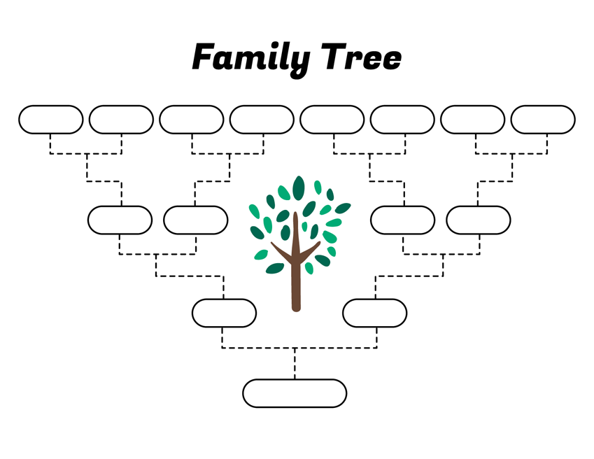 family tree template free printable