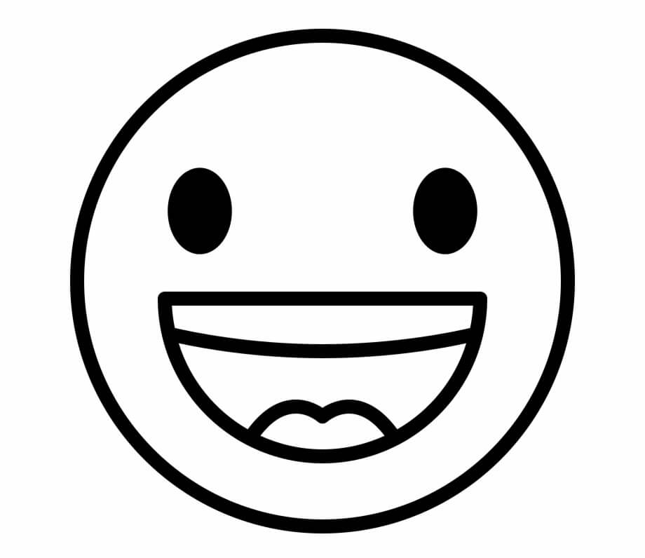 Smiley Face Coloring Page