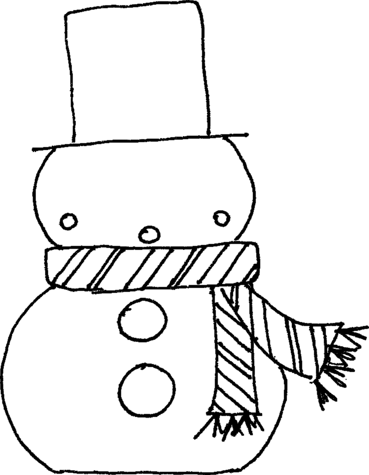 Snowman Coloring Pages