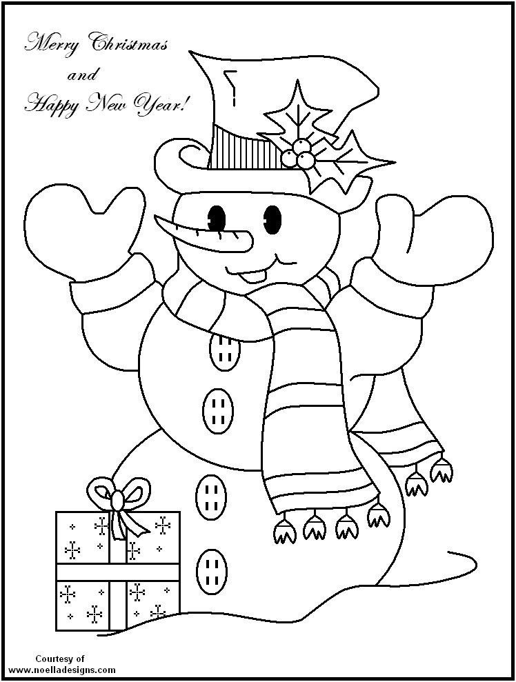 Snowman Coloring Pages Coloring Home