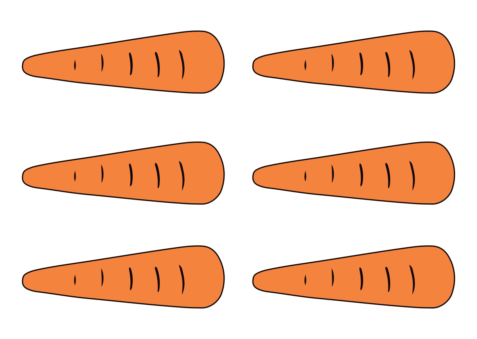 Snowman Nose 10 Free PDF Printables Printablee