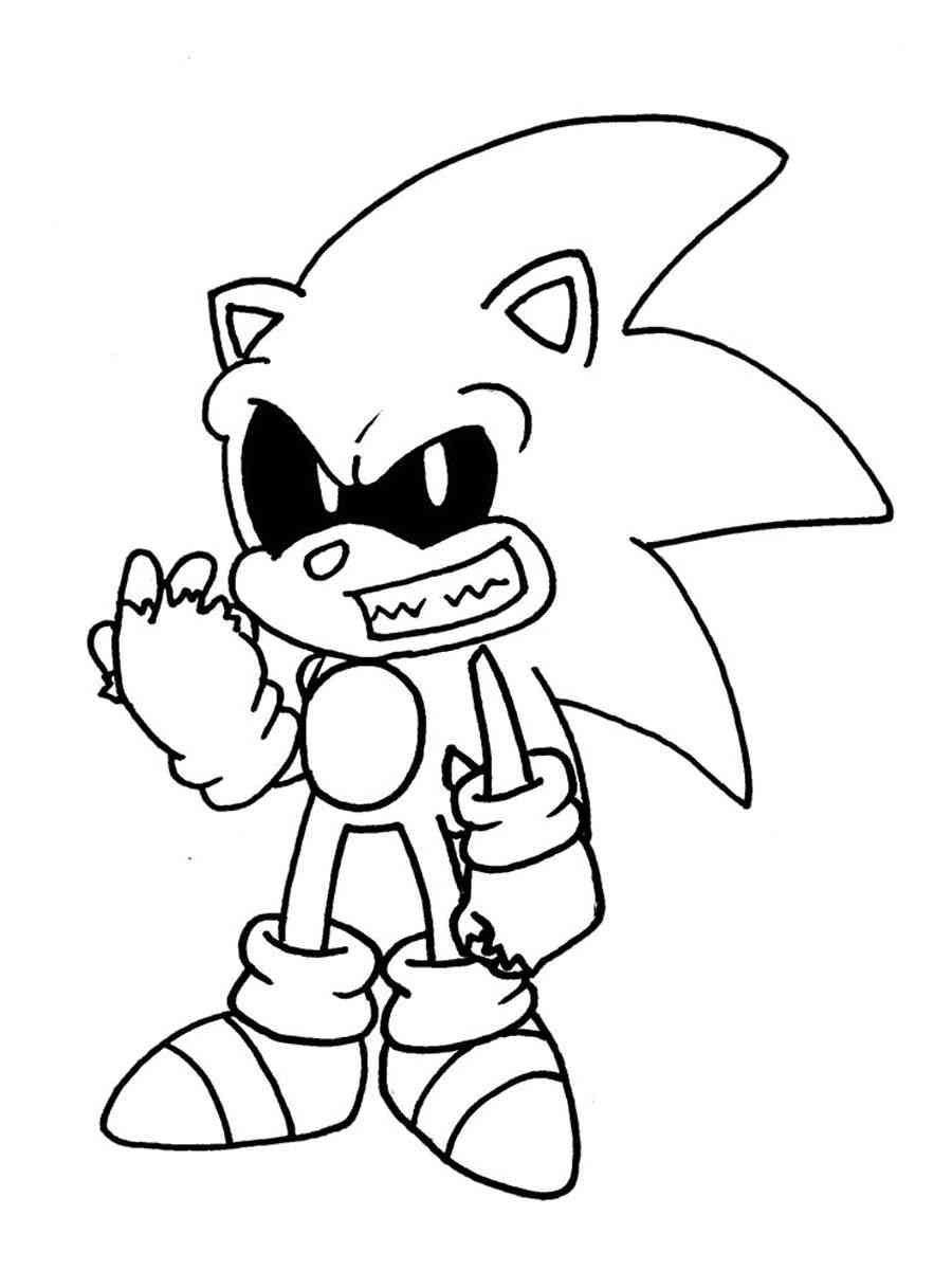 Free Coloring Pages Sonic