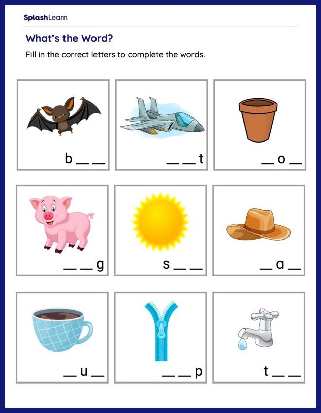 Spelling Worksheets For Kindergarten Free Printables Worksheets Library
