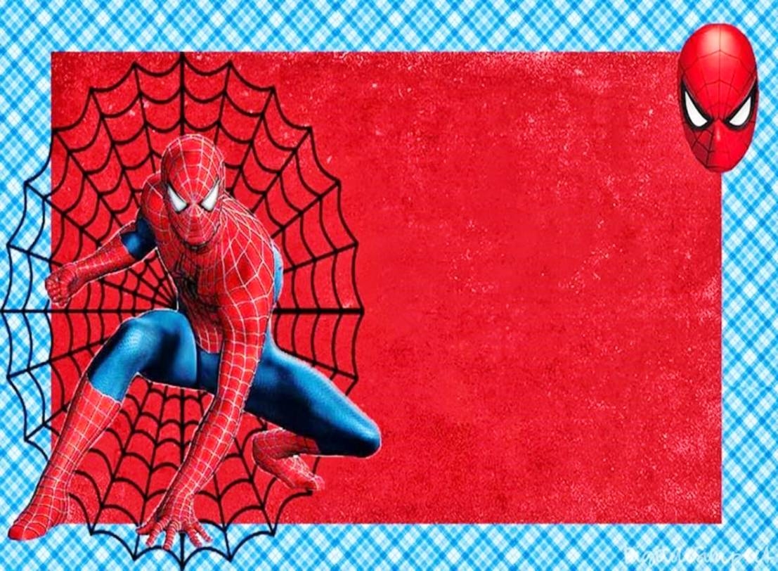 printable spiderman invitation template