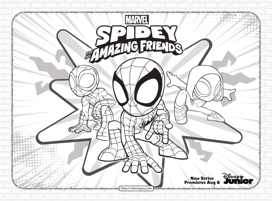 Spidey Color Pages