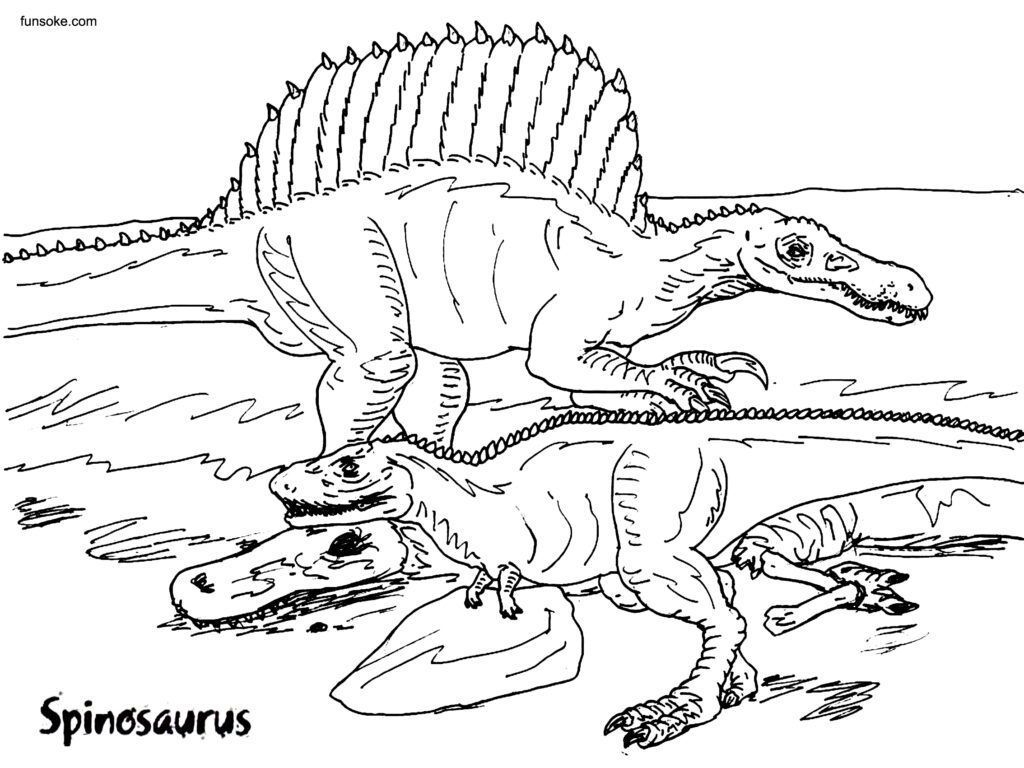 Spinosaurus Color Sheet