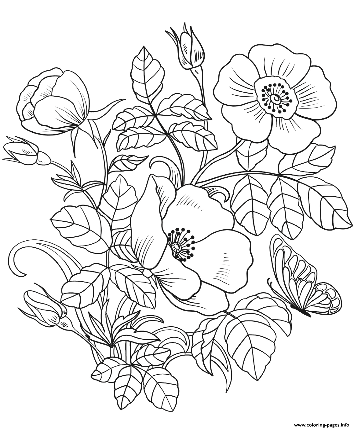 spring coloring pages printable free