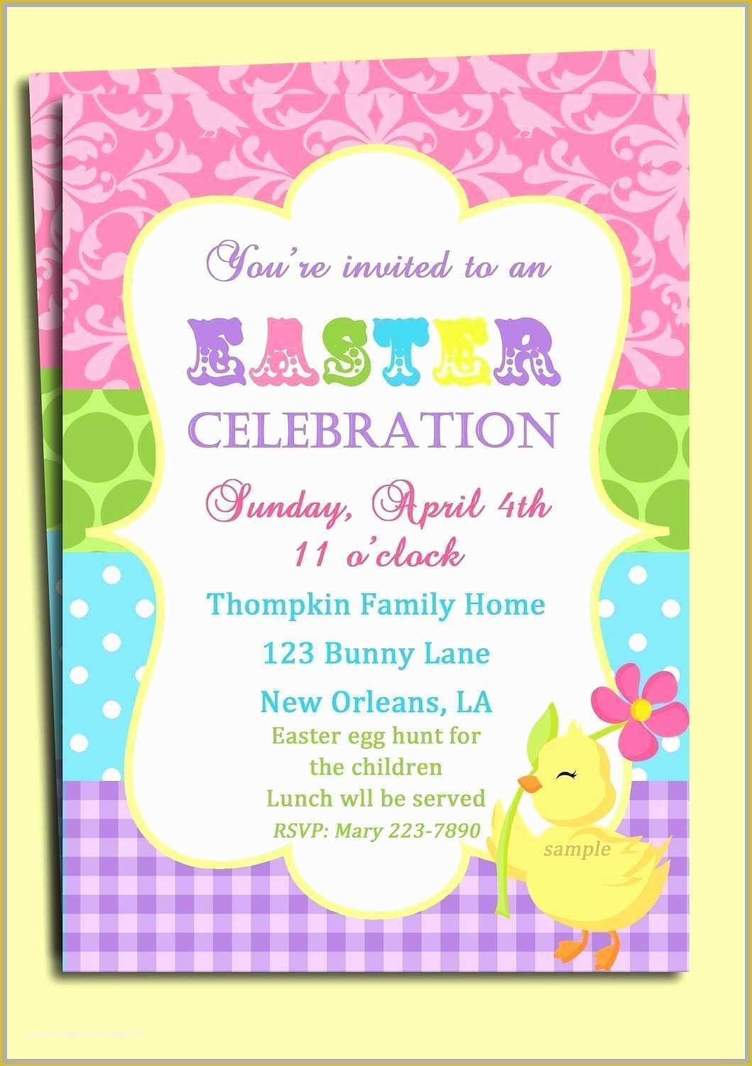 Spring Invitation Templates Free Of Spring Party Invitation Templates 