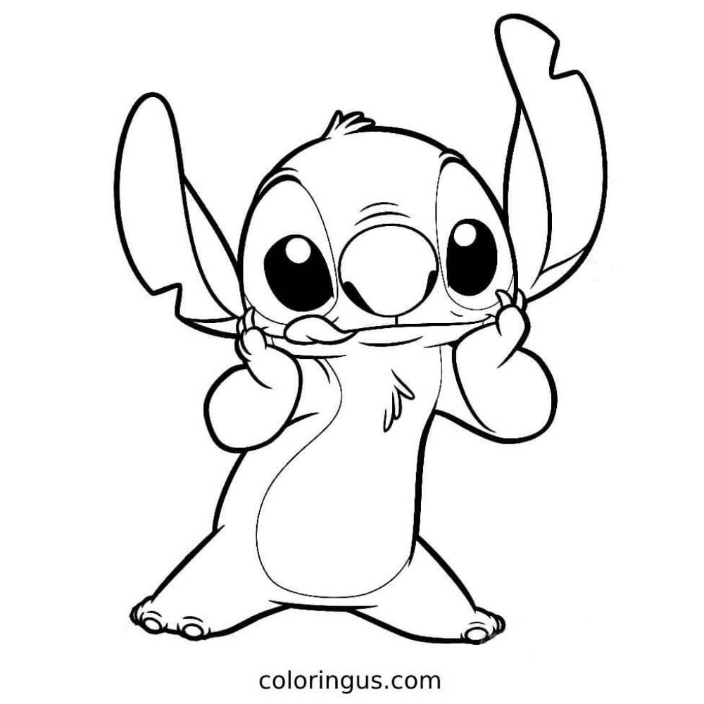 printable coloring pages of stitch