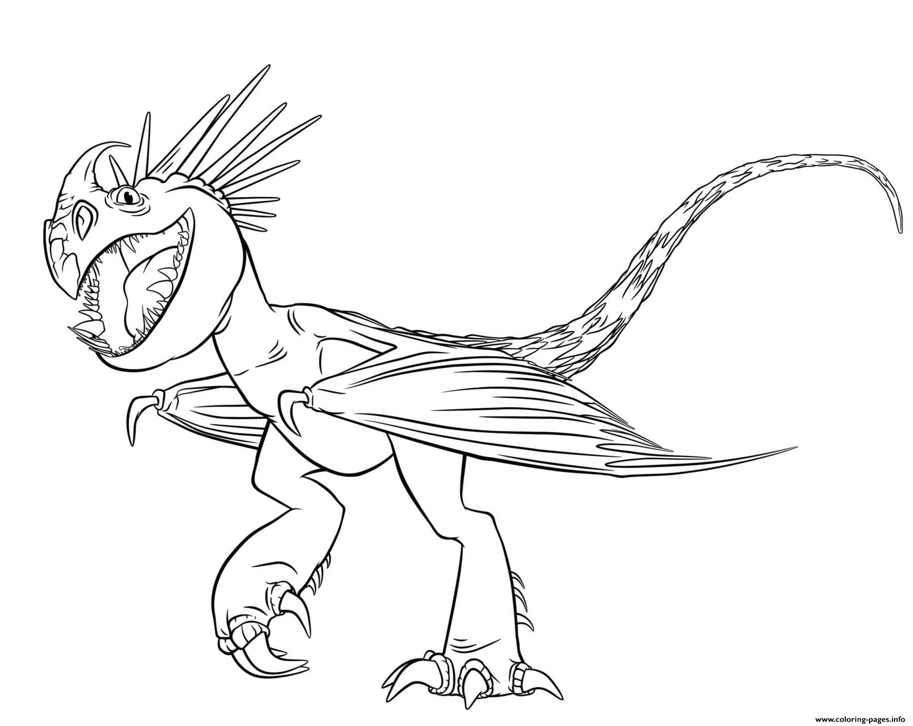Stormly How To Train Your Dragon 3 Coloring Page Printable