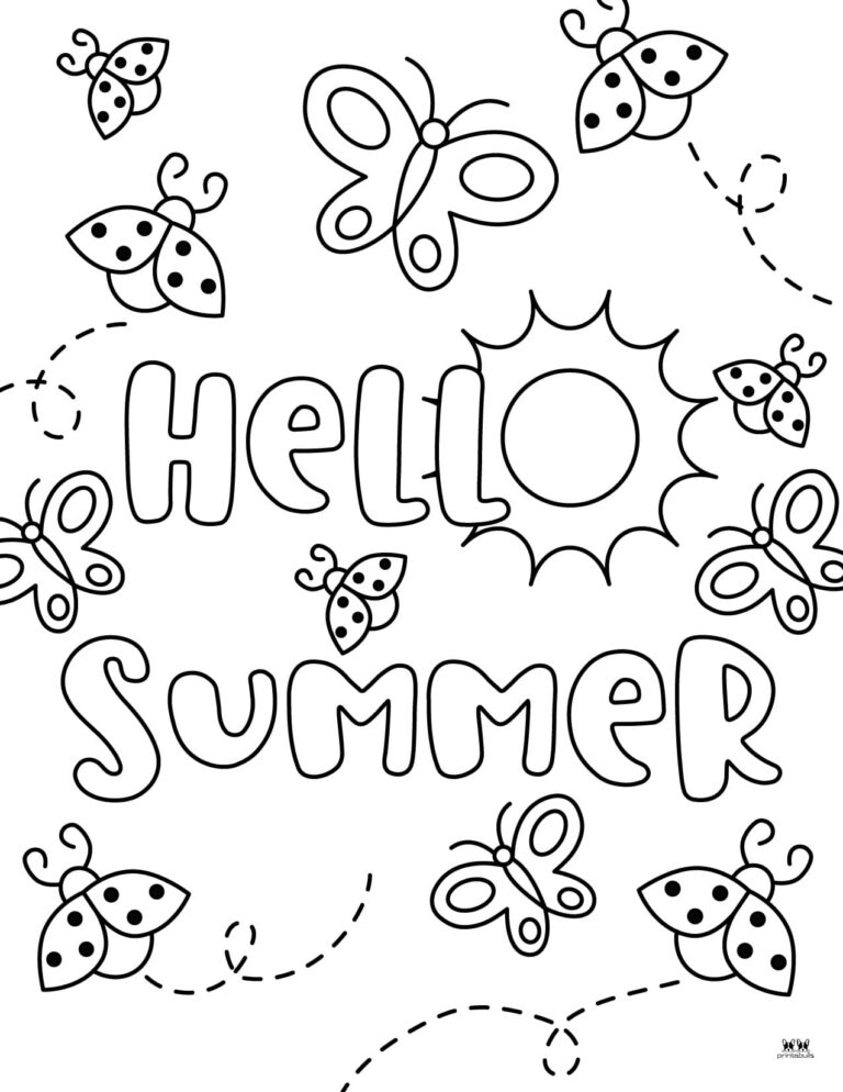 Coloring Page Summer