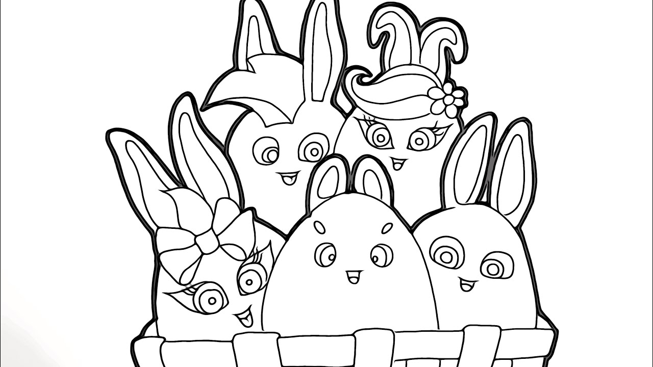 Sunny Bunnies Coloring Pages Coloring Home