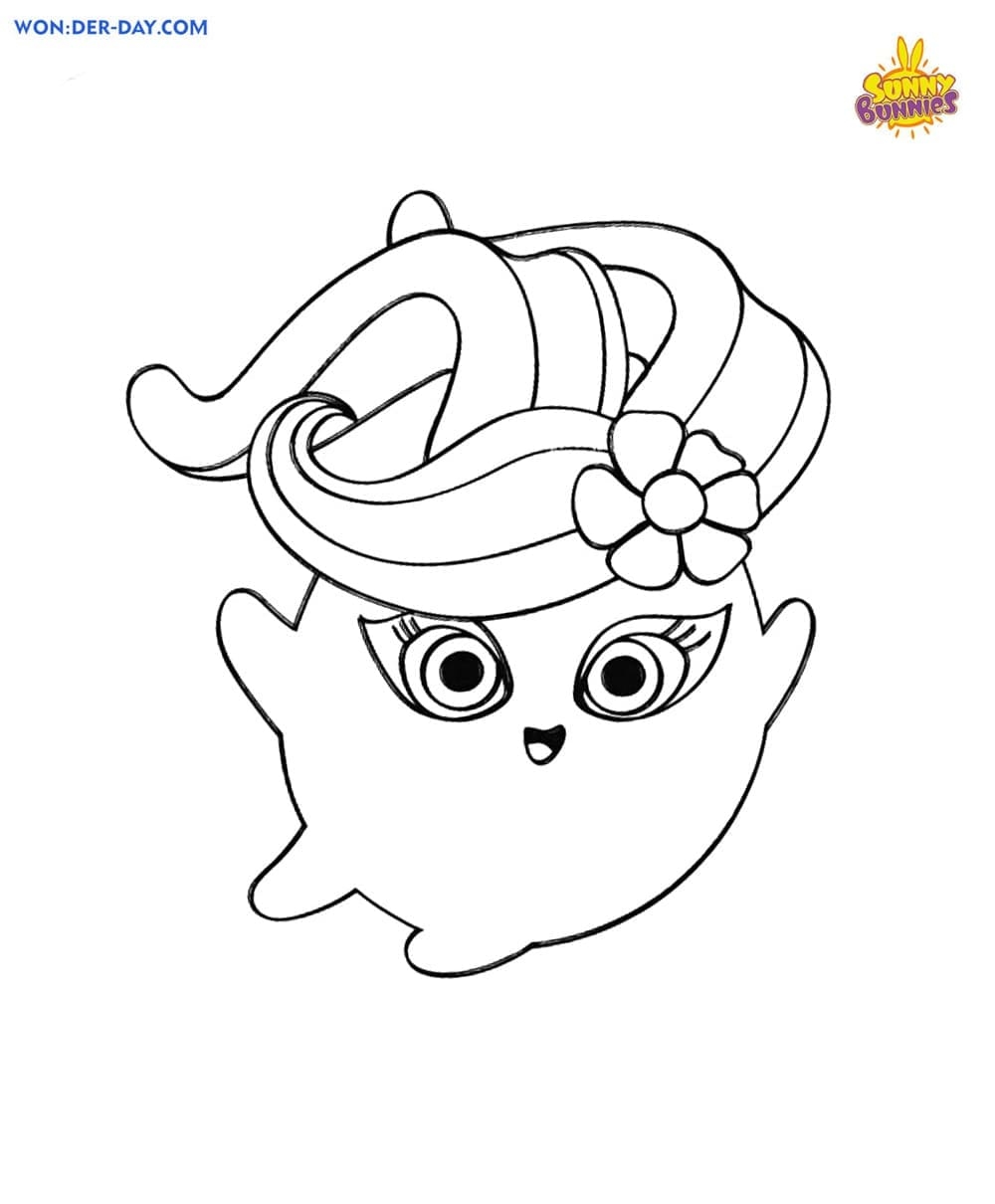 Sunny Bunnies Coloring Pages Coloring Home