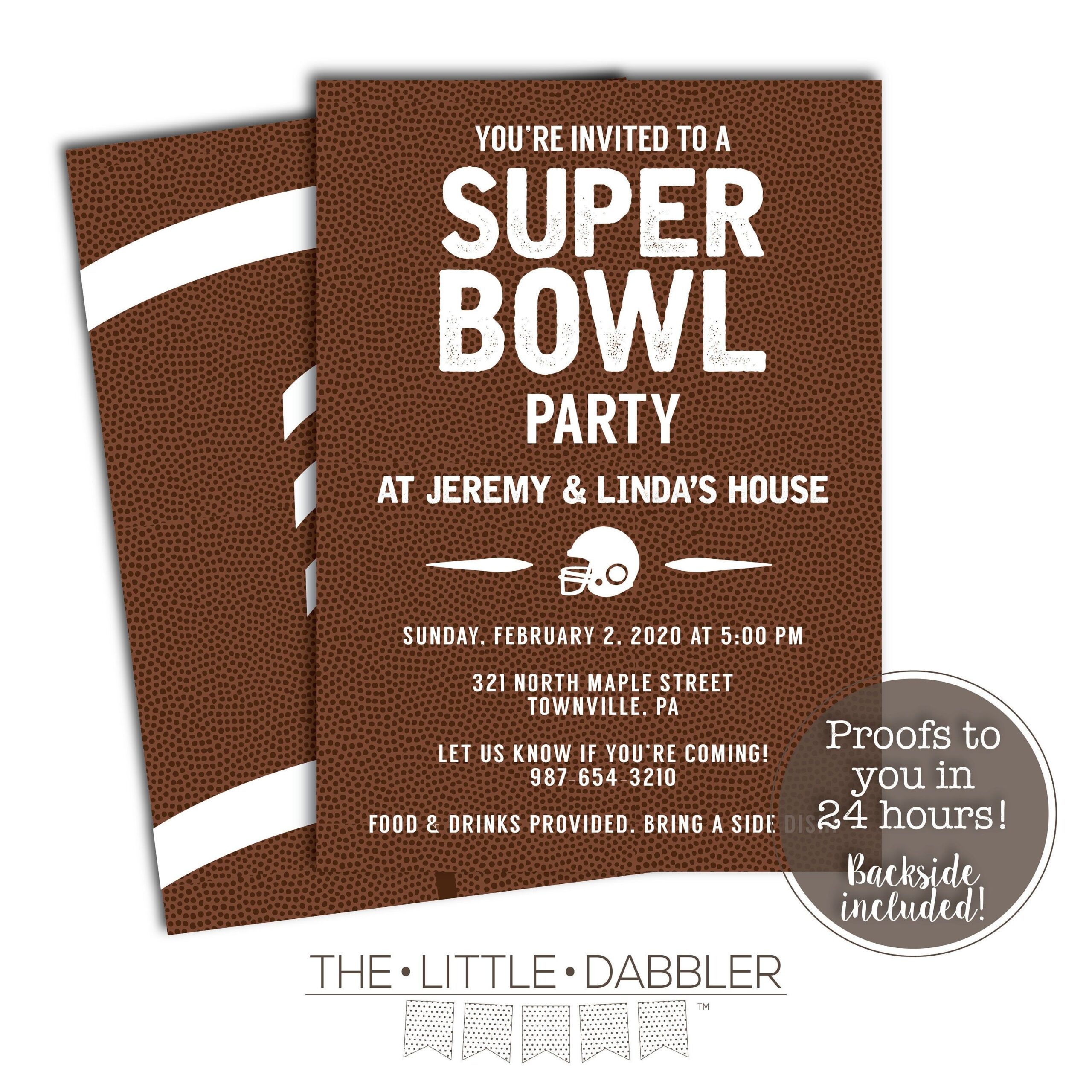 free printable super bowl party invitations templates free