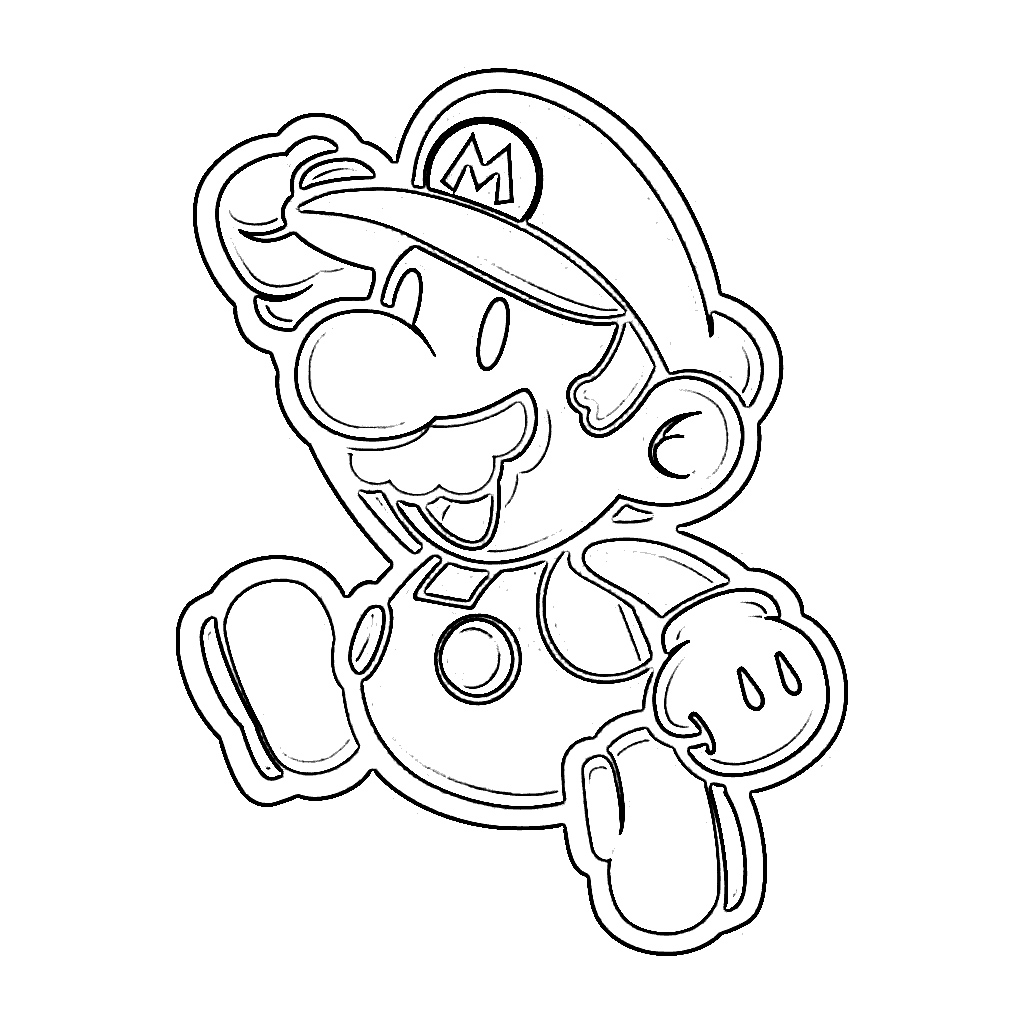 Super Mario Color Pages