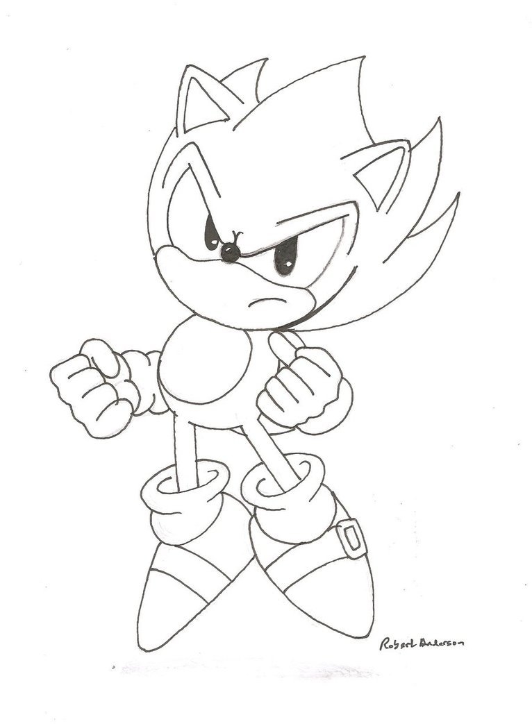 Super Sonic Color Pages
