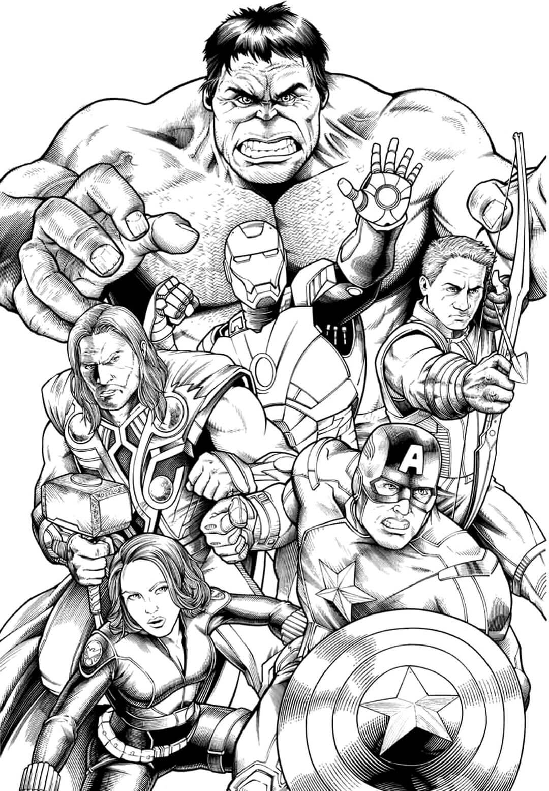 superheroes coloring pages free