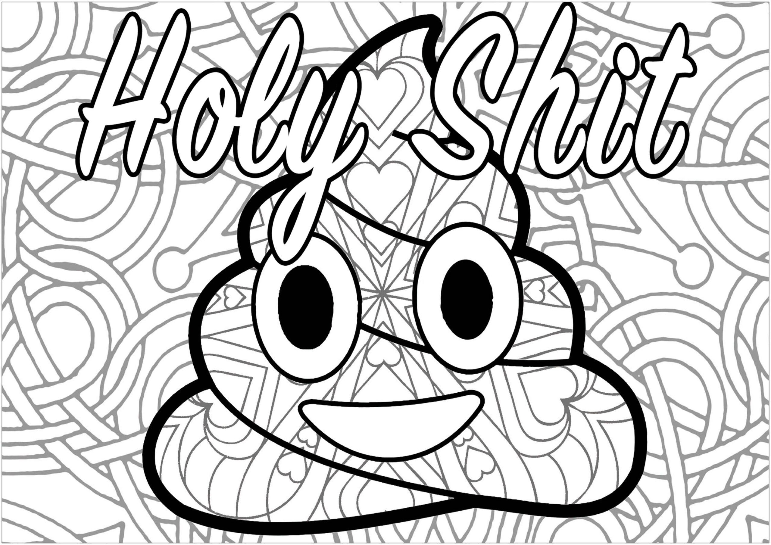 swearing coloring pages free